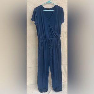 Navy blue Pretty Garden Jumpsuit